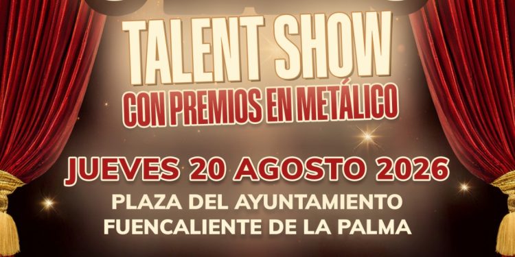 Cartel del concurso de talentos Fuenca Stars 2026 de Fuencaliente