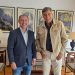El presidente del Cabildo, Sergio Rodríguez, junto a Antonio Fernández. Foto: Cabildo de La Palma
