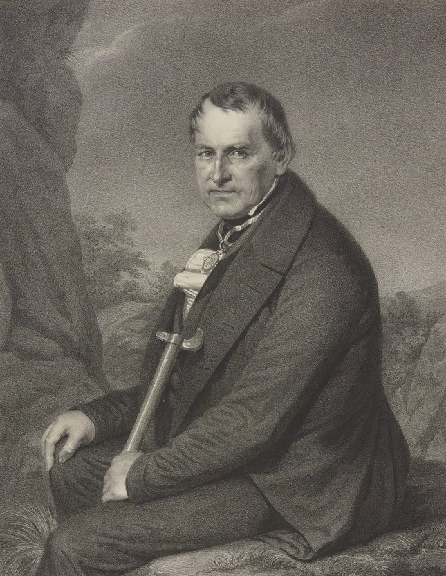 Retrato del geólogo alemán Leopoldo von Buch