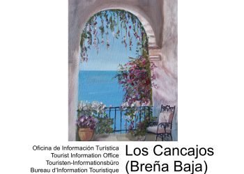 Cartel de la exposición «Luz y Color» de Dolores Morales en Los Cancajos