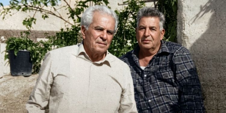 José Feliciano Reyes y Antonio Rodríguez Jiménez en Puerto Espíndola, 1967