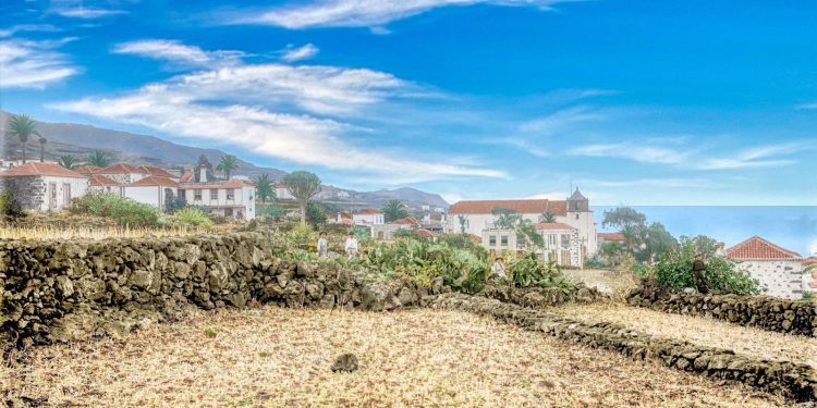 La Villa de San Andrés desde el cercado de San Sebastián, 1910