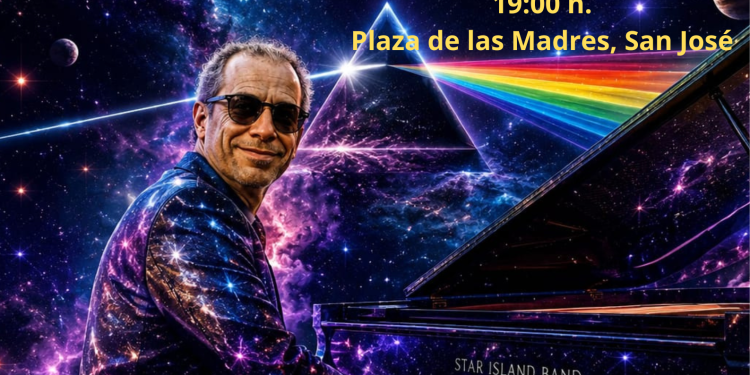 Cartel del concierto Star Island Band en las fiestas de Santa Ana de Breña Baja
