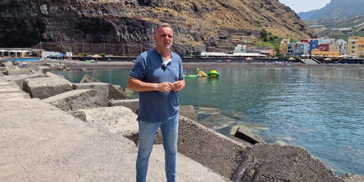 El alcalde de Tazacorte, David Ruiz