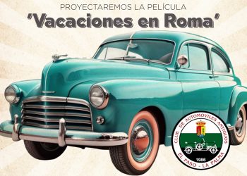 El Paso celebra 40 años de su Club de Automóviles Antiguos con cine, fotos y la XXII Concentración de Clásicos
