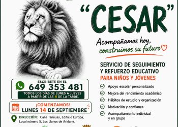 El Proyecto César reabre matrícula en Los Llanos: cómo apuntar a tu hijo al refuerzo escolar de Salud Mental La Palma este curso