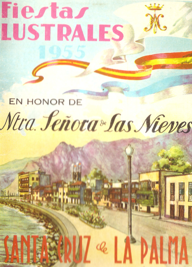 Portada del programa de las Fiestas Lustrales de 1955