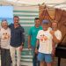 Mayores de Los Llanos convierten redes y boyas en instrumentos musicales en el Puerto de Tazacorte