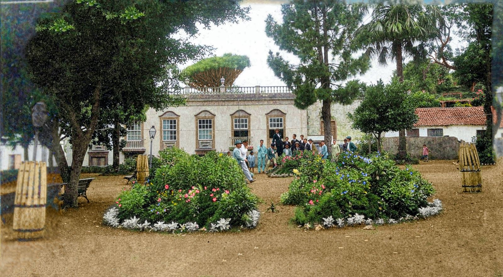 La Alameda de Los Sauces, lugar de paseo y disfrute, en 1920