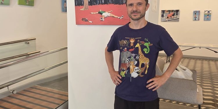 «Doble Falta»: el pintor palmero Rubén Sánchez expone en Santa Cruz de La Palma hasta el 15 de agosto