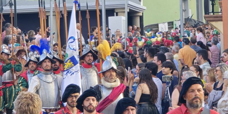 Representación de la Batalla de Lepanto en las fiestas patronales de Barlovento