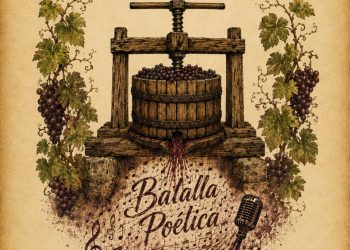 Cartel de la Batalla Poética de la Fiesta de la Vendimia de Fuencaliente 2026