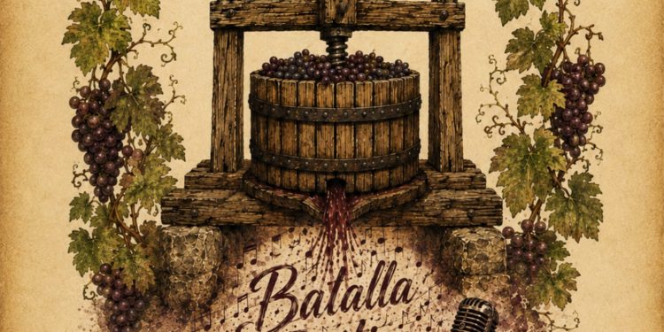 Cartel de la Batalla Poética de la Fiesta de la Vendimia de Fuencaliente 2026