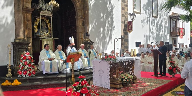 Ofrenda a la Virgen de Las Nieves 2026, presidida por Sergio Rodríguez