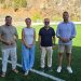 Nuevo césped artificial del campo municipal de fútbol de Tijarafe