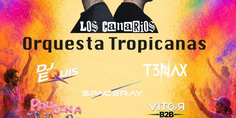Cartel del Holi Festival 2026 en Santa Cruz de La Palma