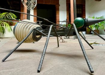 Exposición Entre naturaleza y metales, de Víctor García Martín