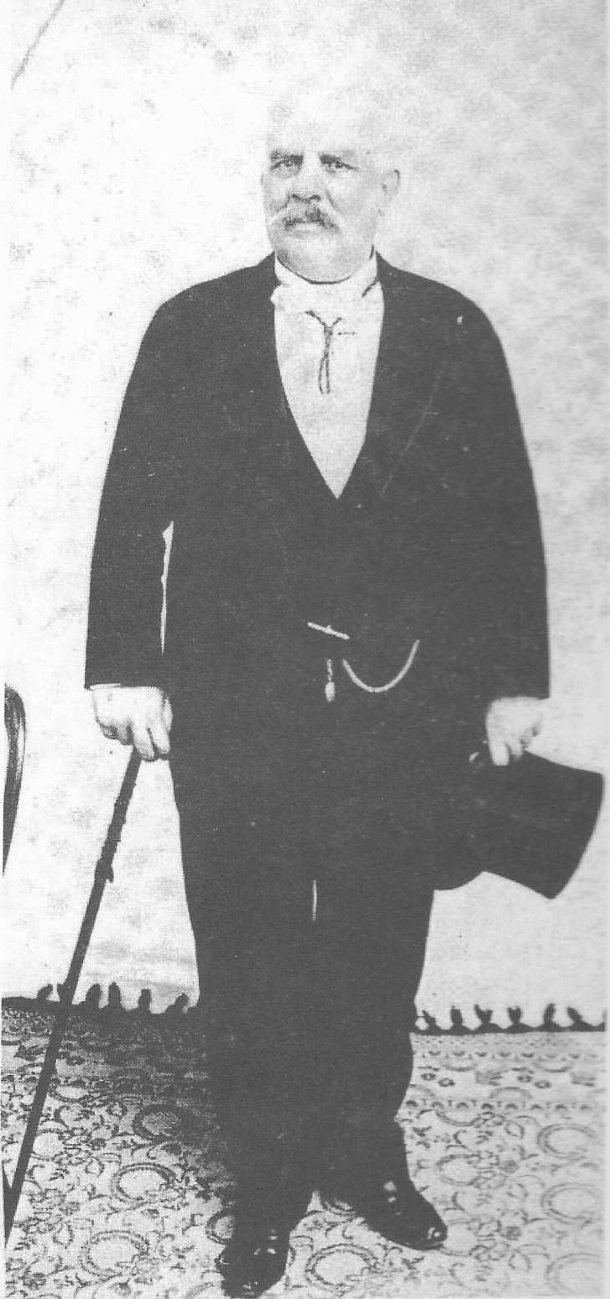Retrato de Juan Bautista Lorenzo Rodríguez, alcalde y cronista oficial de La Palma