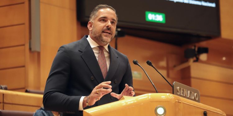 El senador Kilian Sánchez Sanjuán (PSOE)