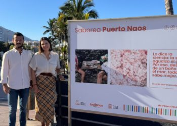 Nueva señalización turística en una de las playas de Los Llanos de Aridane
