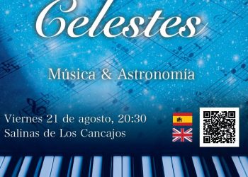 Cartel de Notas Celestes, viaje musical por el universo, 21 de agosto en Los Cancajos