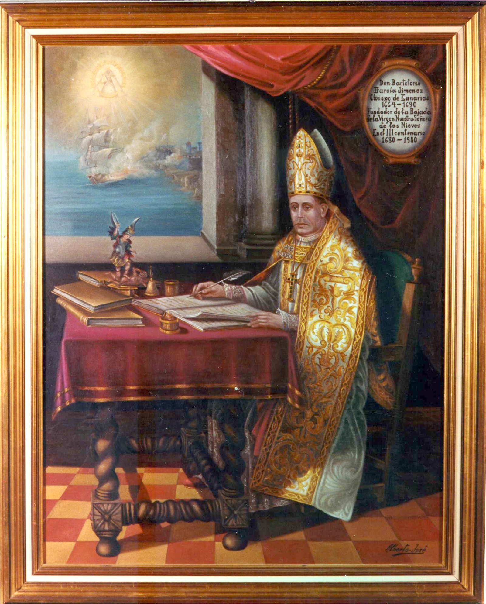 Retrato del obispo Bartolomé García Ximénez