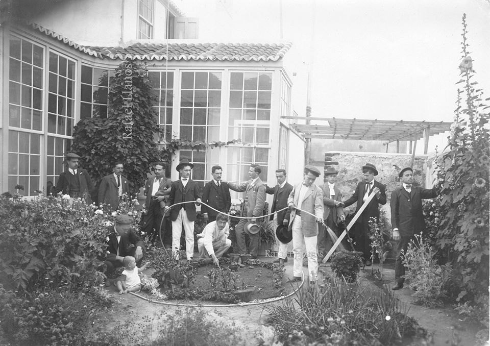 Patio de la casa-estudio de Miguel Brito en Los Llanos de Aridane