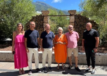 La Portada Carballo Wangüemert reubicada en Los Llanos de Aridane