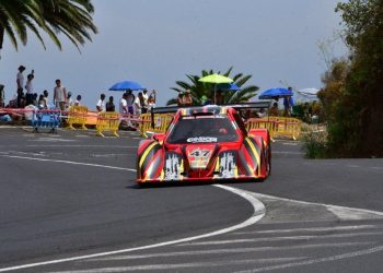 Coche de rally en la Subida a Puntallana