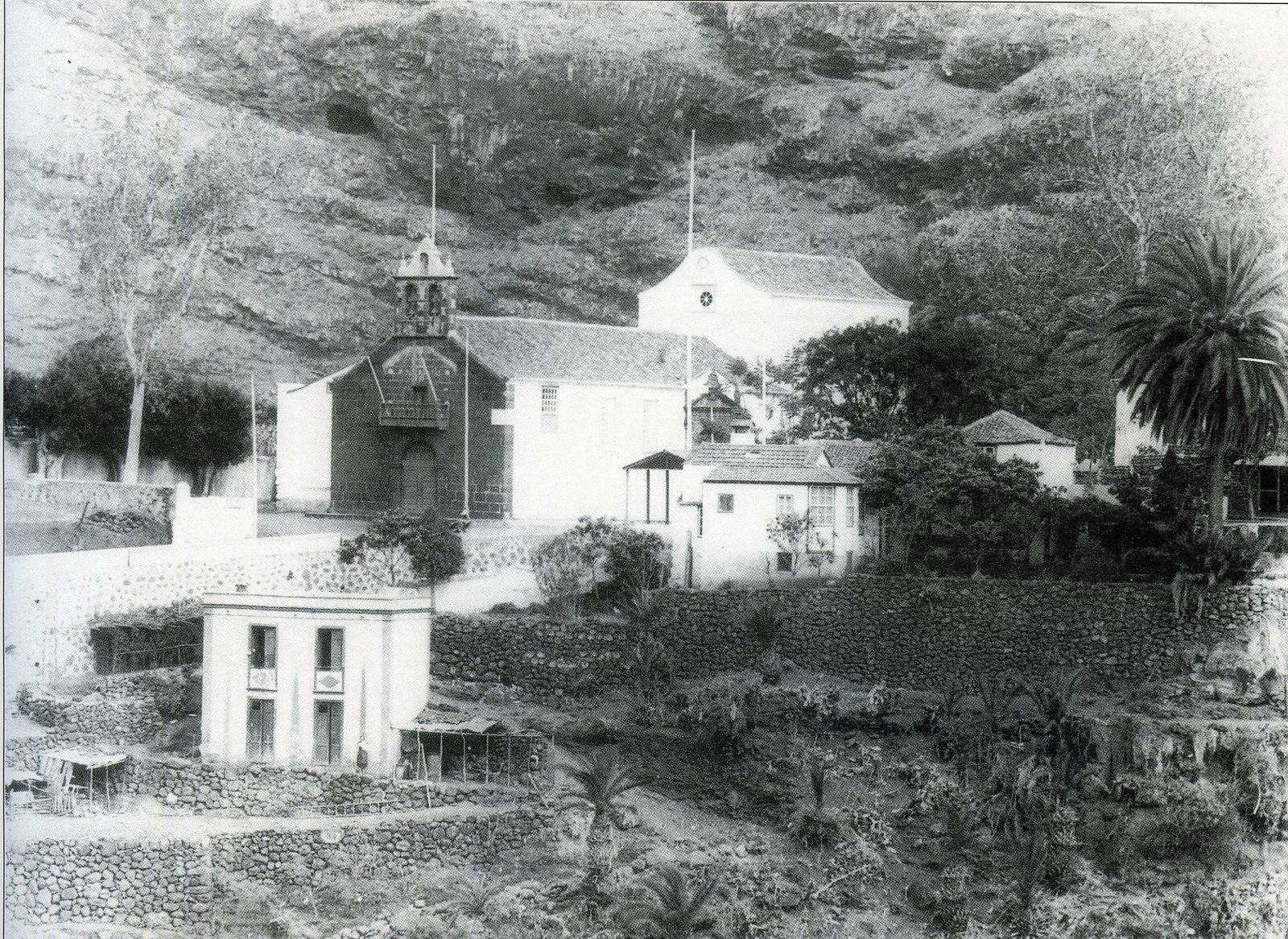 El santuario de Las Nieves en 1950