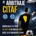 Cartel del VI Seminario de Arbitraje de Fútbol del CITAF en Breña Baja
