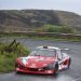 Coche de rally en la carretera de la Subida a Puntallana