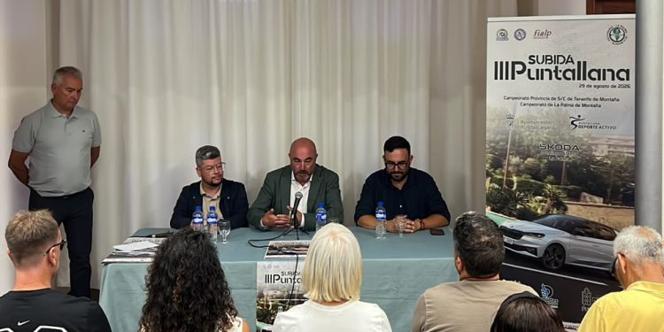 Presentación de la III Subida a Puntallana en el Ayuntamiento de Puntallana