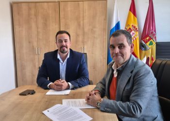 Idafe Hernández y Luis Cabrera, alcalde y concejal de Obras de Villa de Mazo